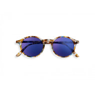 IZIPIZI SUNGLASSES ADULT #D BLUE TORTOISE BLUE MIRROR