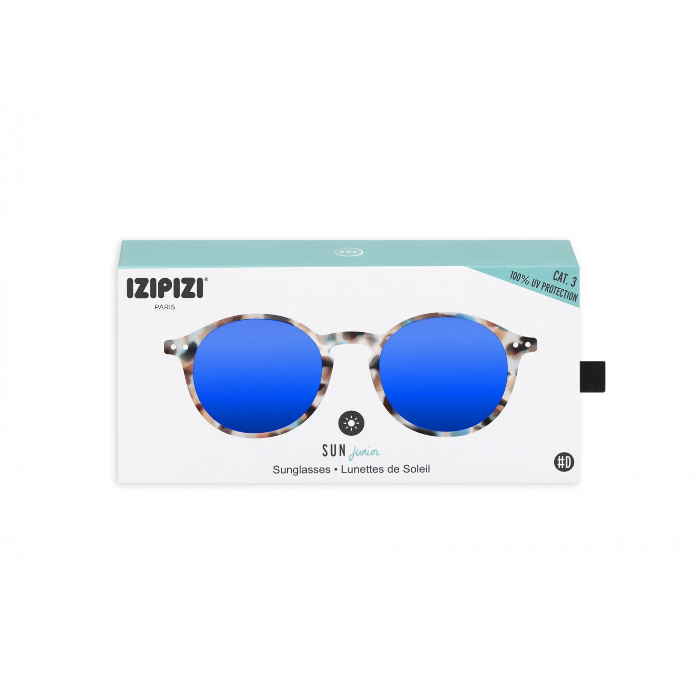 IZIPIZI SUNGLASSES JUNIOR #D BLUE TORTOISE MIRROR