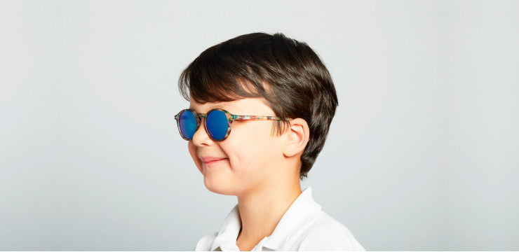 IZIPIZI SUNGLASSES JUNIOR #D GREEN TORTOISE MIRROR - baby enRoute