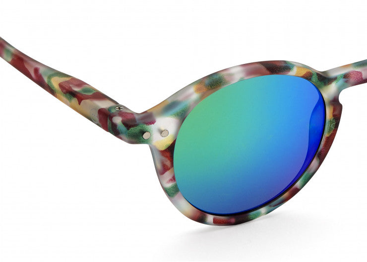 IZIPIZI SUNGLASSES JUNIOR #D GREEN TORTOISE MIRROR