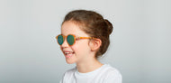 IZIPIZI SUNGLASSES JUNIOR #D YELLOW TORTOISE MIRROR