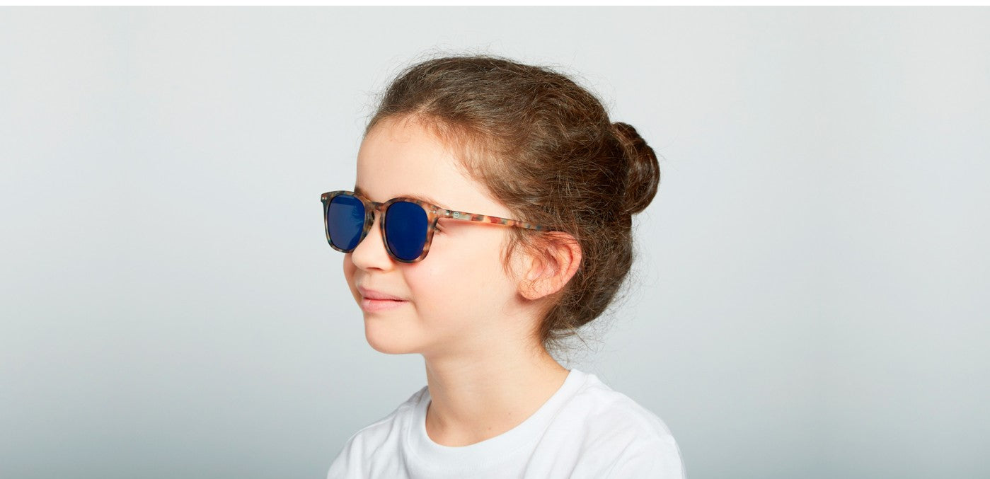 IZIPIZI SUNGLASSES JUNIOR  #E BLUE TORTOISE MIRROR