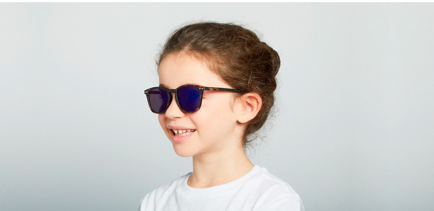 IZIPIZI SUNGLASSES JUNIOR  #E TORTOISE MIRROR