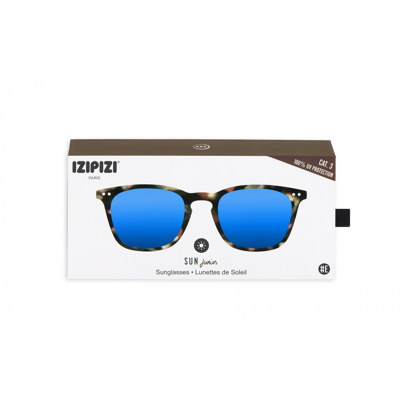 IZIPIZI SUNGLASSES JUNIOR  #E TORTOISE MIRROR