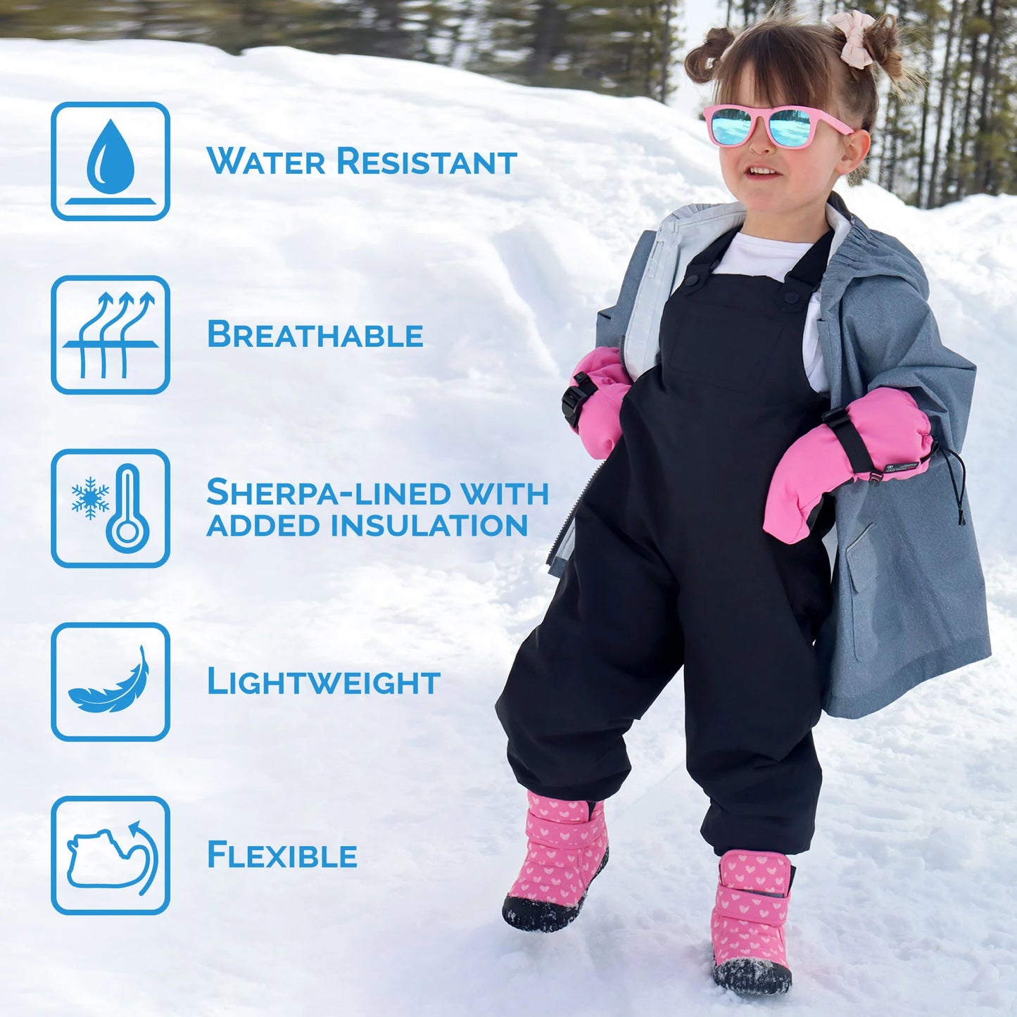 JAN & JUL TOASTY-DRY BOOTIES NAVY FOREST - baby enRoute