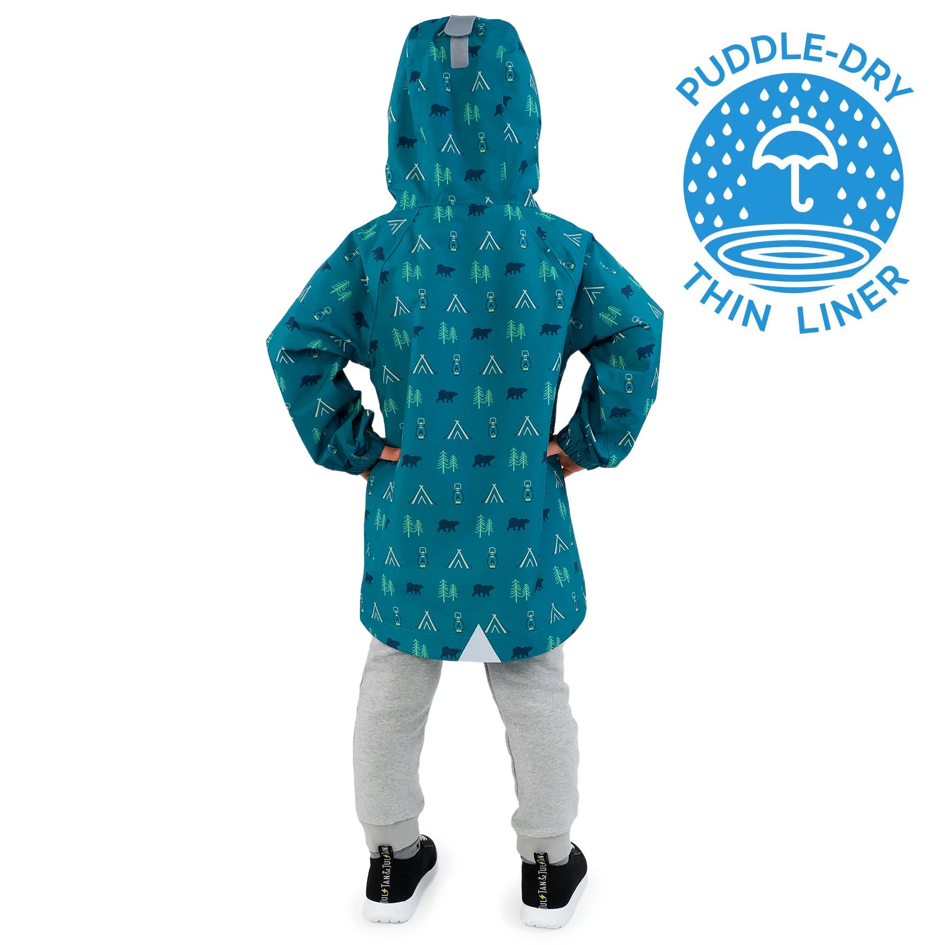 JAN & JUL WATERPROOF PUDDLE DRY RAIN JACKET SUMMER CAMP