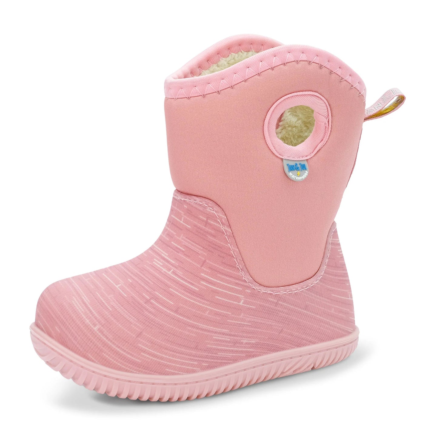 JAN & JUL TOASTY-DRY LITE WINTER BOOTS DUSTY PINK BIRCH - baby enRoute