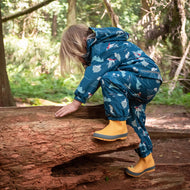 JAN & JUL PUDDLE DRY RAIN BOOTS YELLOW ( HANDLE)