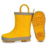Jan & Jul Puddle Dry Rain Boots With Handle Yellow