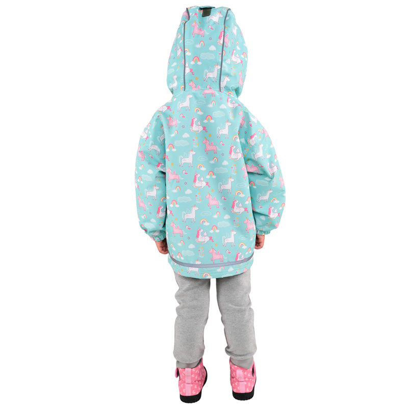 JAN & JUL WATERPROOF COZY DRY RAIN JACKET UNICORN