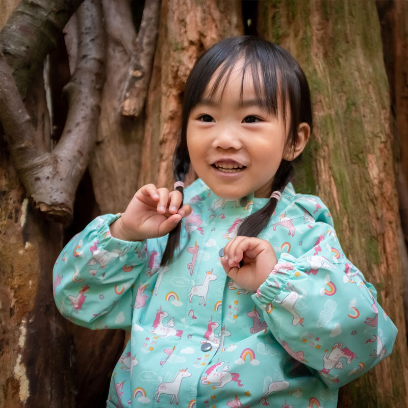 JAN & JUL WATERPROOF COZY DRY RAIN JACKET UNICORN