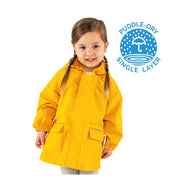 JAN & JUL WATERPROOF PUDDLE DRY RAIN JACKET YELLOW