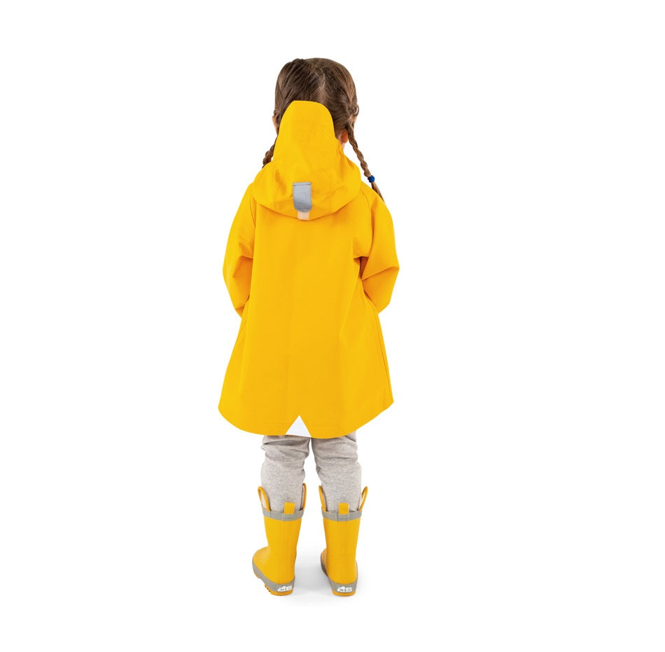 JAN & JUL WATERPROOF PUDDLE DRY RAIN JACKET YELLOW