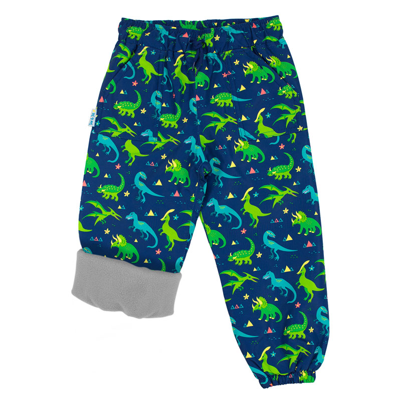 JAN & JUL WATERPROOF RAIN PANTS COZY-DRY DINOLAND