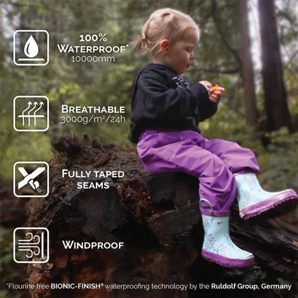 Jan & Jul Waterproof Puddle Dry Rain Pants Dreamscape