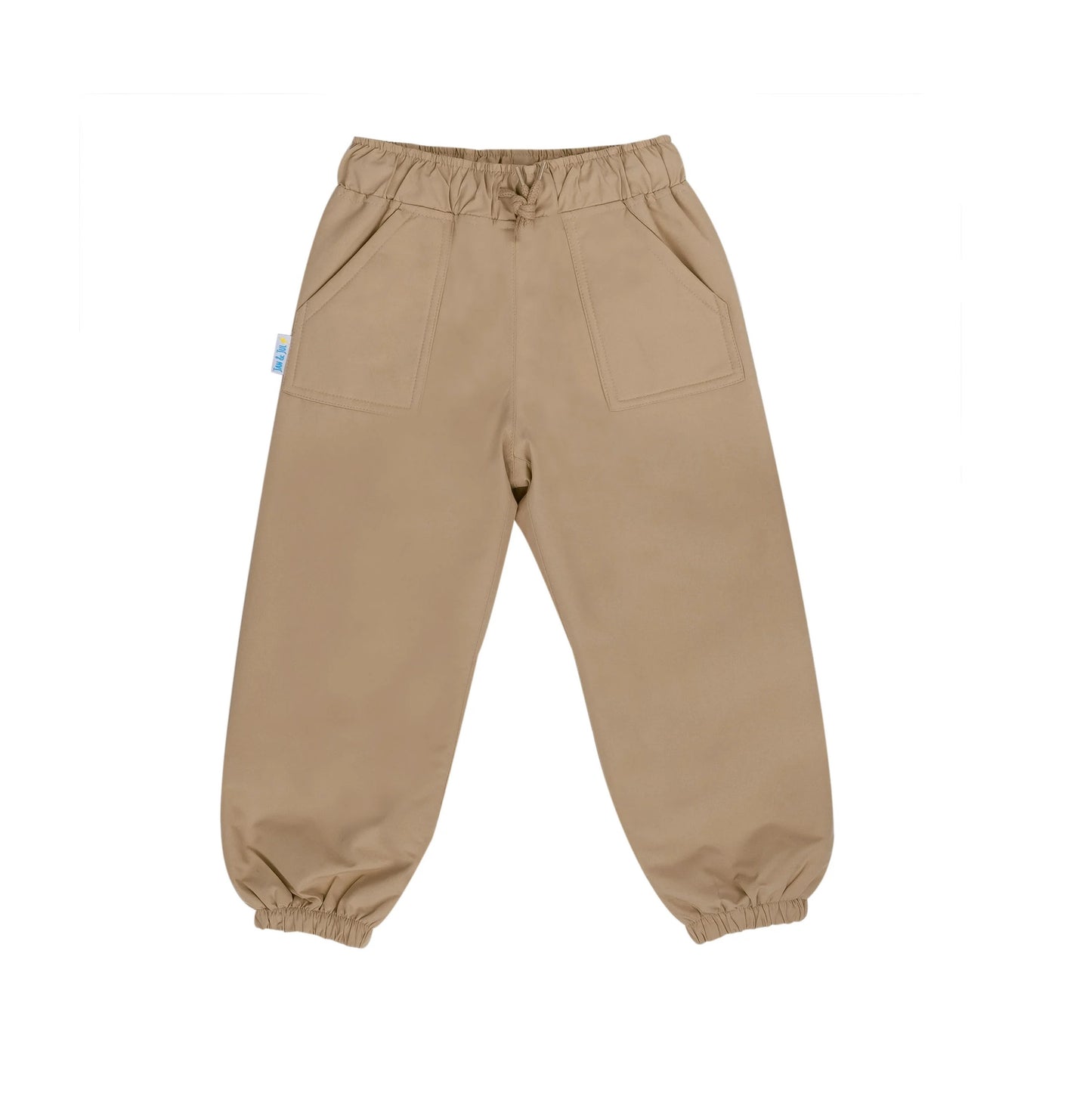 JAN & JUL WATERPROOF PUDDLE DRY RAIN PANTS SOFT BROWN - baby enRoute