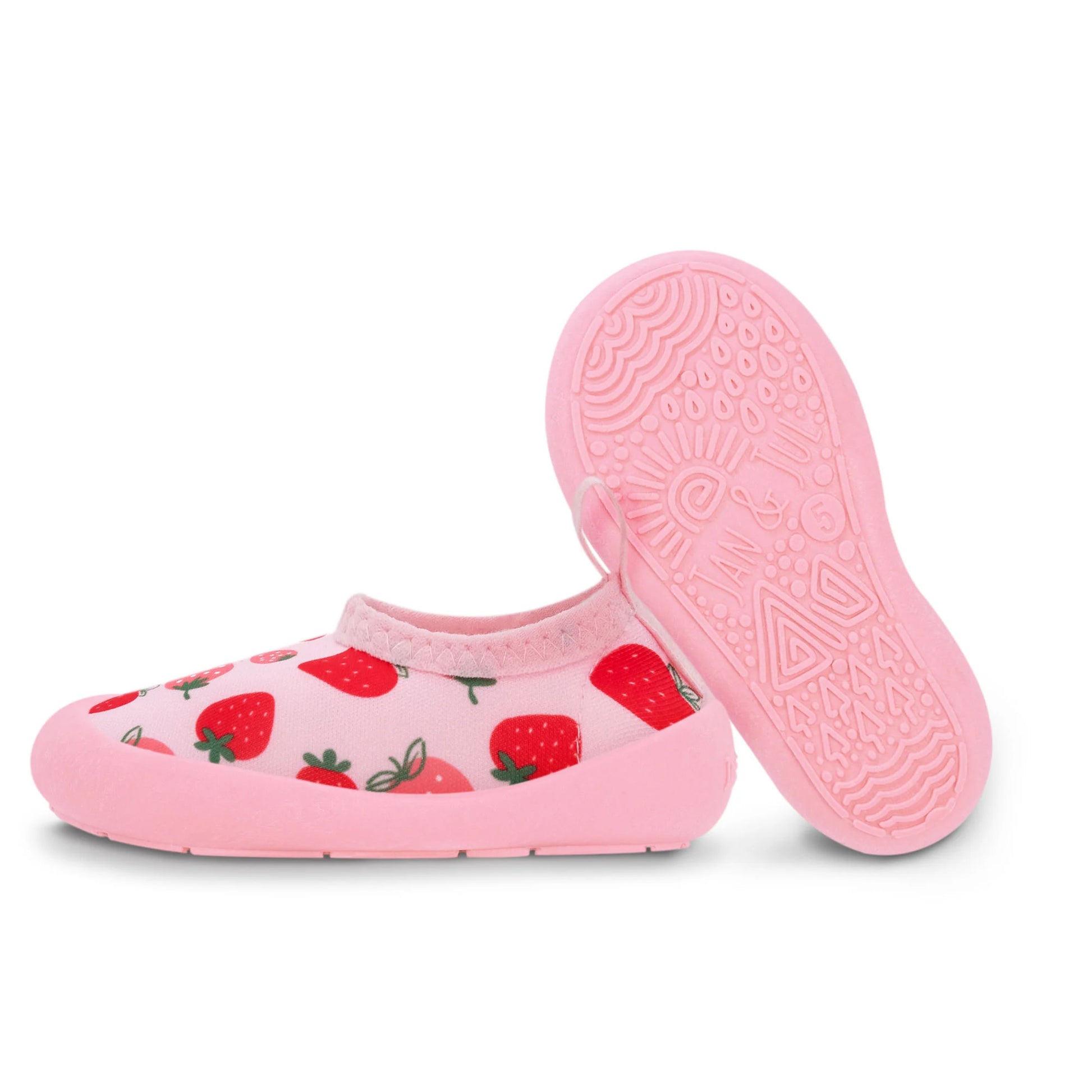 JAN & JUL KIDS WATER SHOES PINK STRAWBERRY