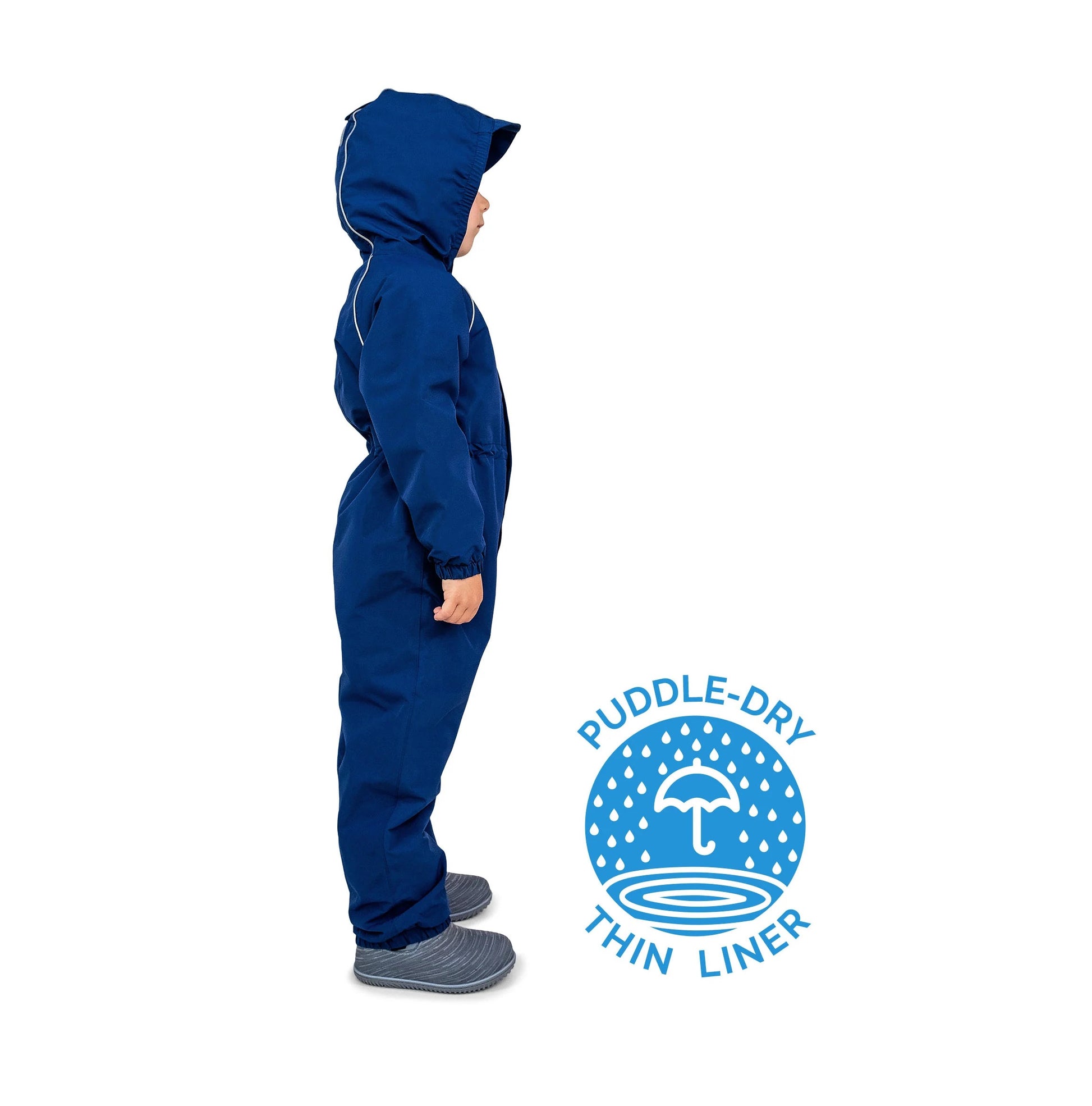 JAN & JUL WATERPROOF PUDDLE DRY RAIN SUIT NEBULA BLUE