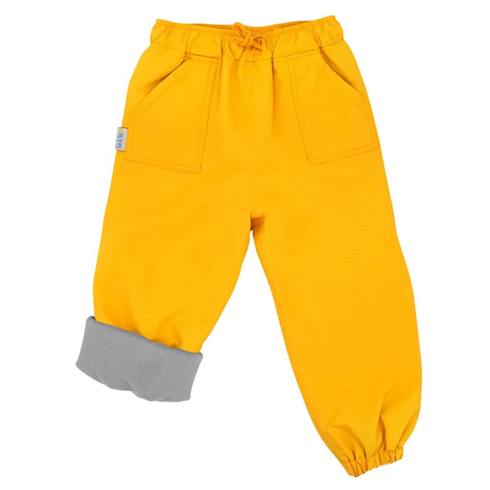 JAN & JUL WATERPROOF RAIN PANTS COZY-DRY YELLOW