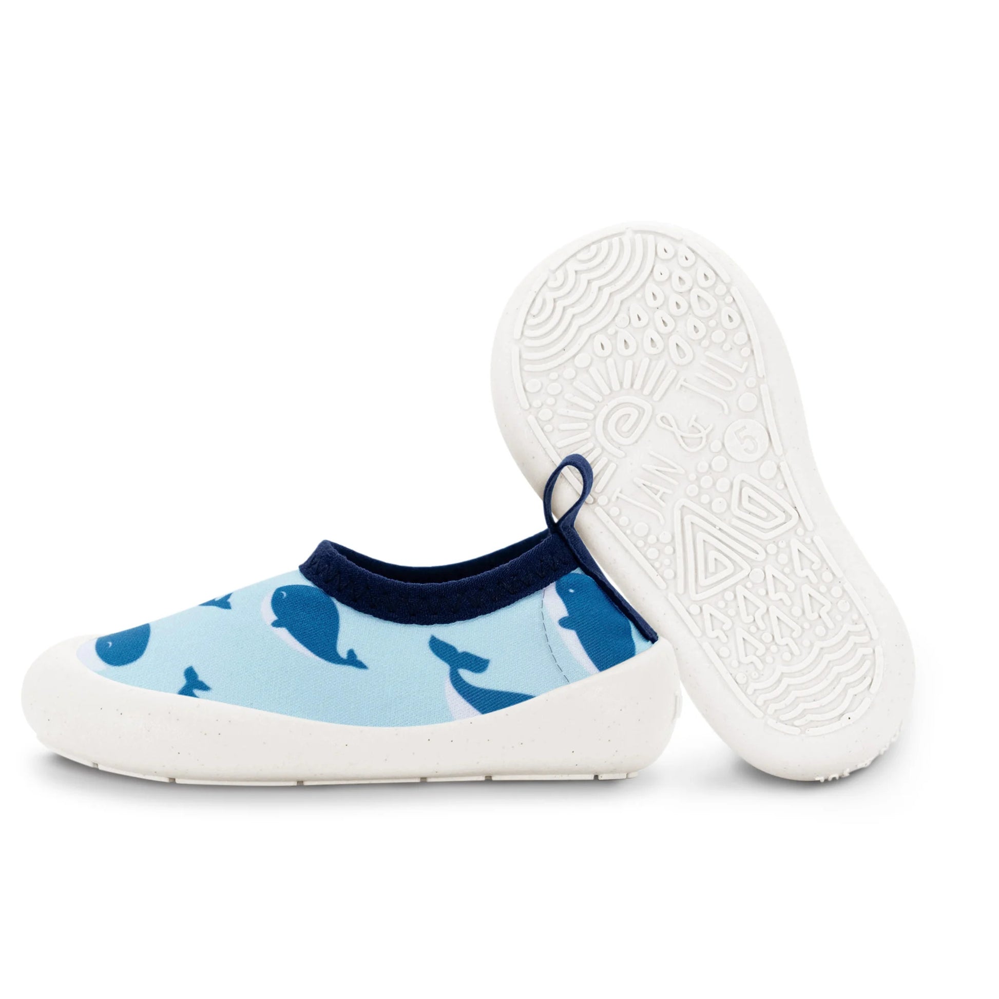 JAN & JUL KIDS WATER SHOES BLUE WHALE