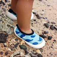 Jan & Jul Kids Water Shoes Blue Whale