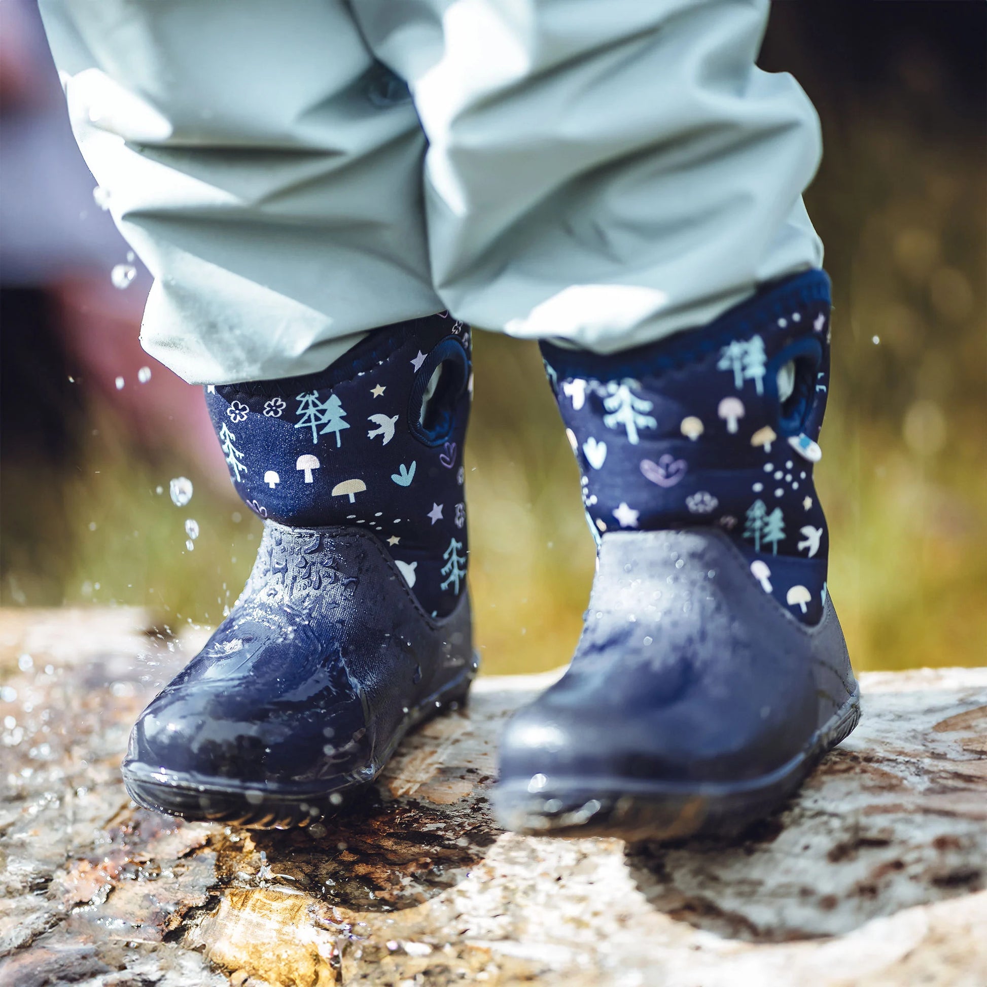 Jan & Jul Toasty Dry Lite Winter Boots Navy Forest