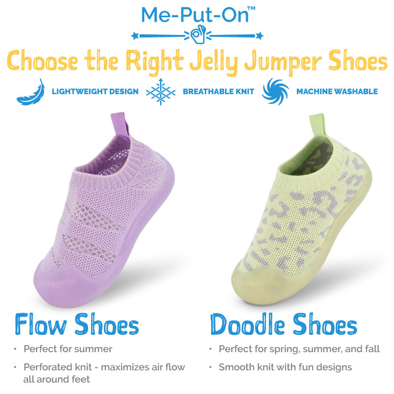 JAN & JUL JELLY JUMPER FLOW SHOES MINT - baby enRoute