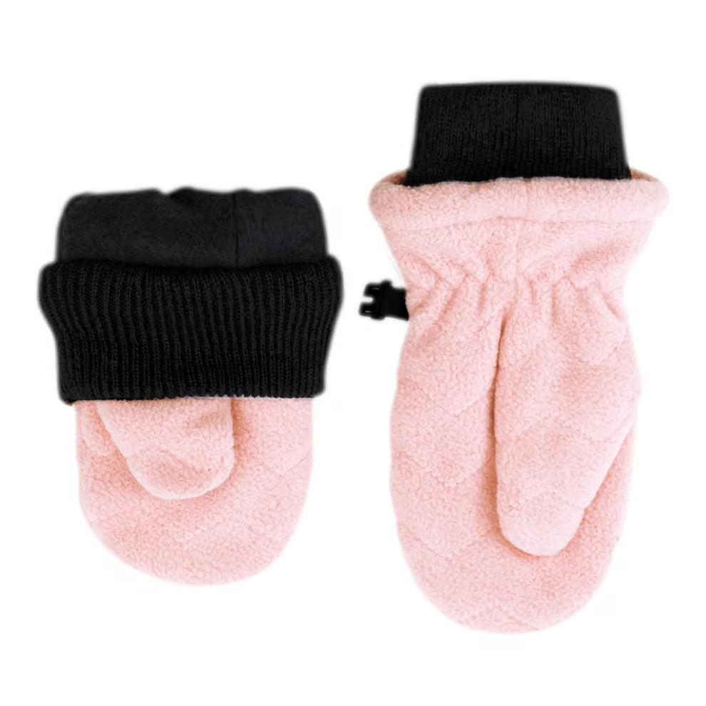 Jan & Jul Fleece Mittens Dusty Pink