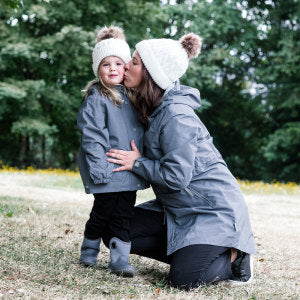 Jan & Jul Cable Knit Twinning Beanies Cream