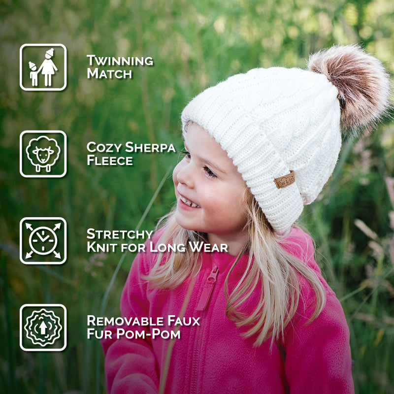 JAN & JUL CABLE KNIT TWINNING BEANIES MUSTARD - baby enRoute