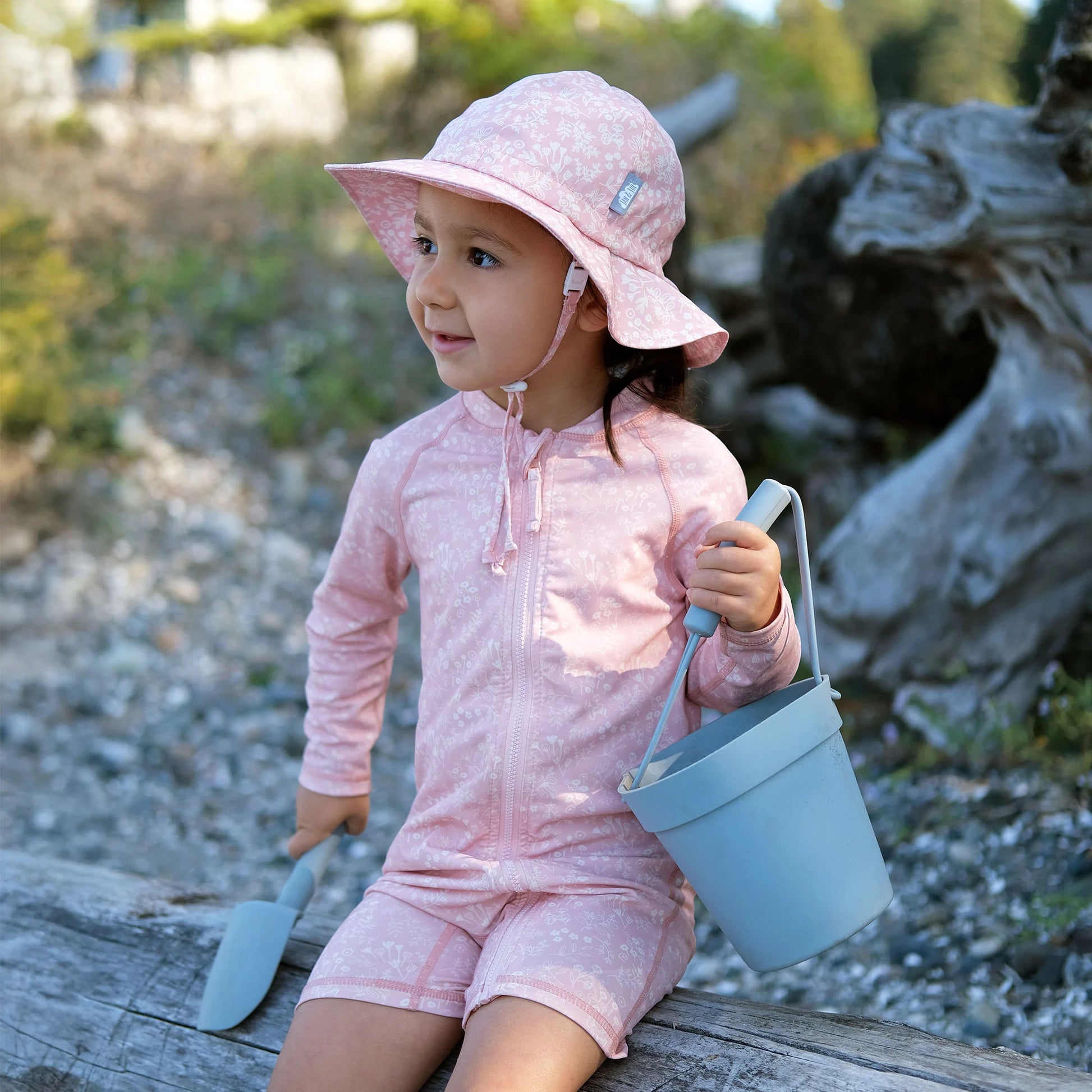 JAN & JUL COTTON FLOPPY HAT PINK PRAIRIE