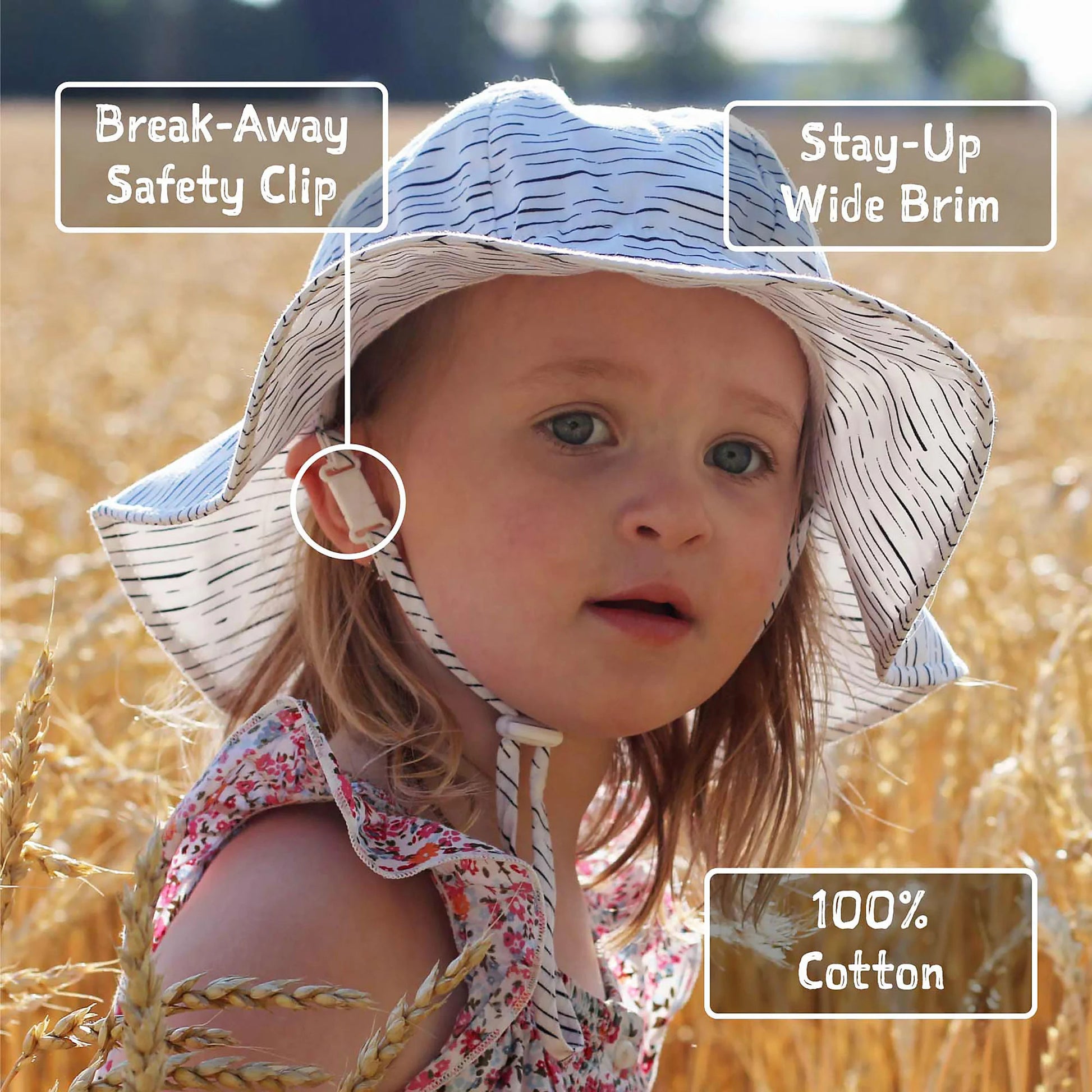 JAN & JUL COTTON FLOPPY HAT PINK PRAIRIE