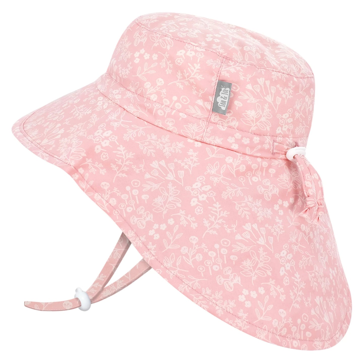 JAN & JUL COTTON ADVENTURE HAT PINK PRAIRIE - baby enRoute