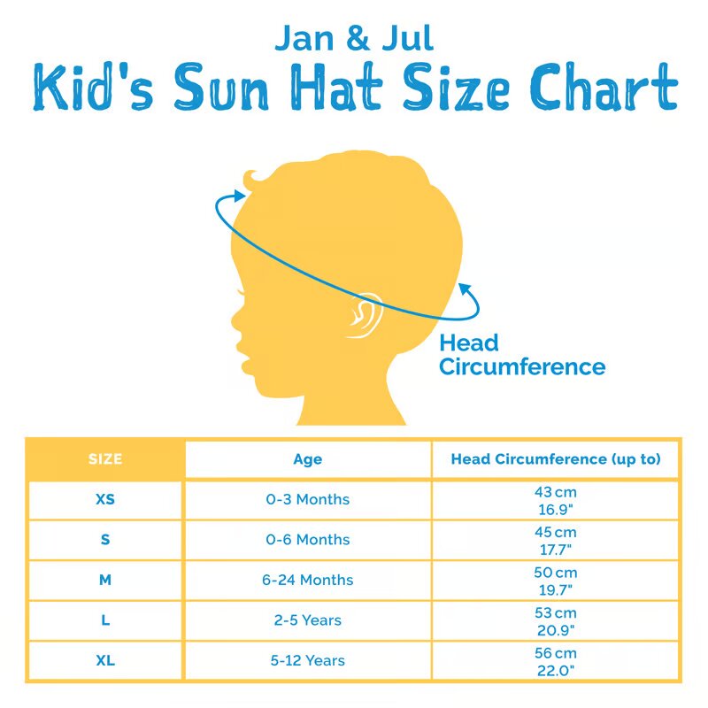 JAN & JUL KIDS WATER REPELLENT BUCKET HATS PINK ICE CREAM