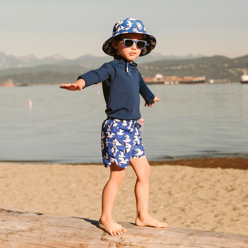JAN & JUL KIDS WATER REPELLENT BUCKET HATS SEAGULL