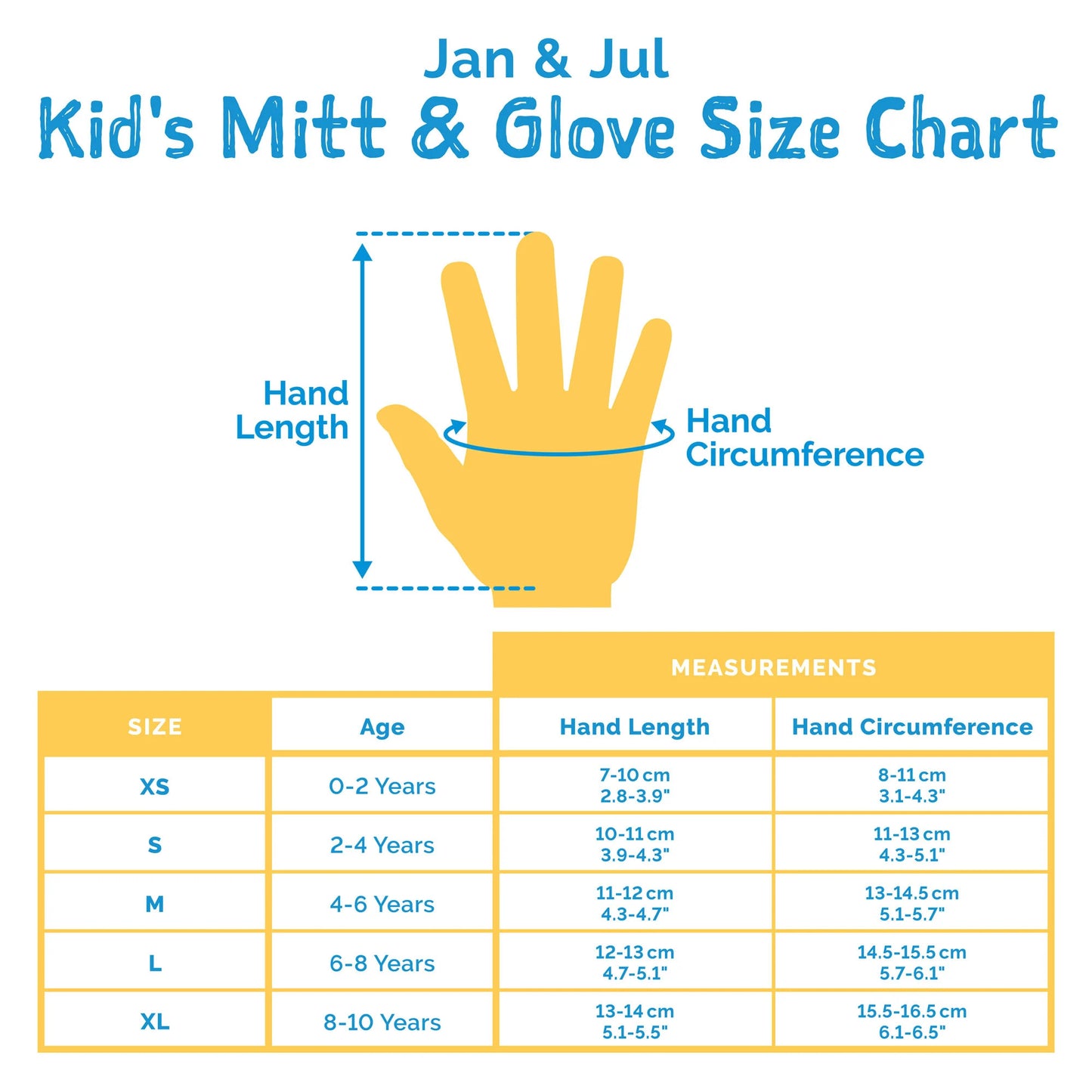 Jan & Jul bear cub waterproof mitten yellow