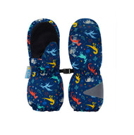 JAN & JUL COZY DRY MITTEN SPACE DINOS