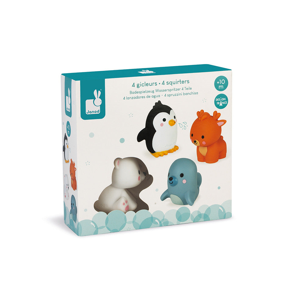 JANOD 4 POLAR ANIMALS SQUIRTERS - baby enRoute