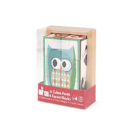 Janod 6 Forest Blocks In Wooden Box