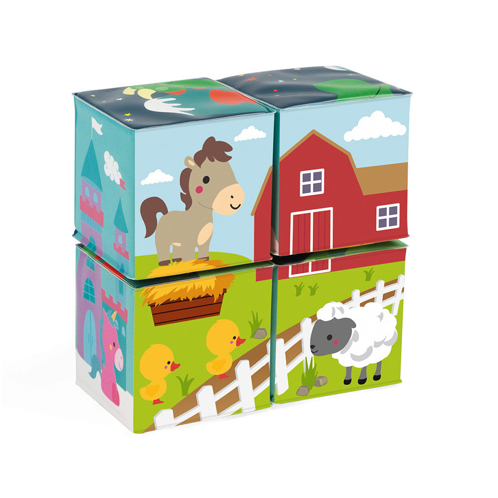 Janod Bath 4 Cubes