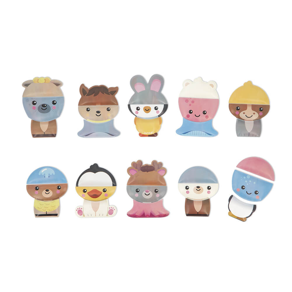 Janod Bath Mix And Match : Animals