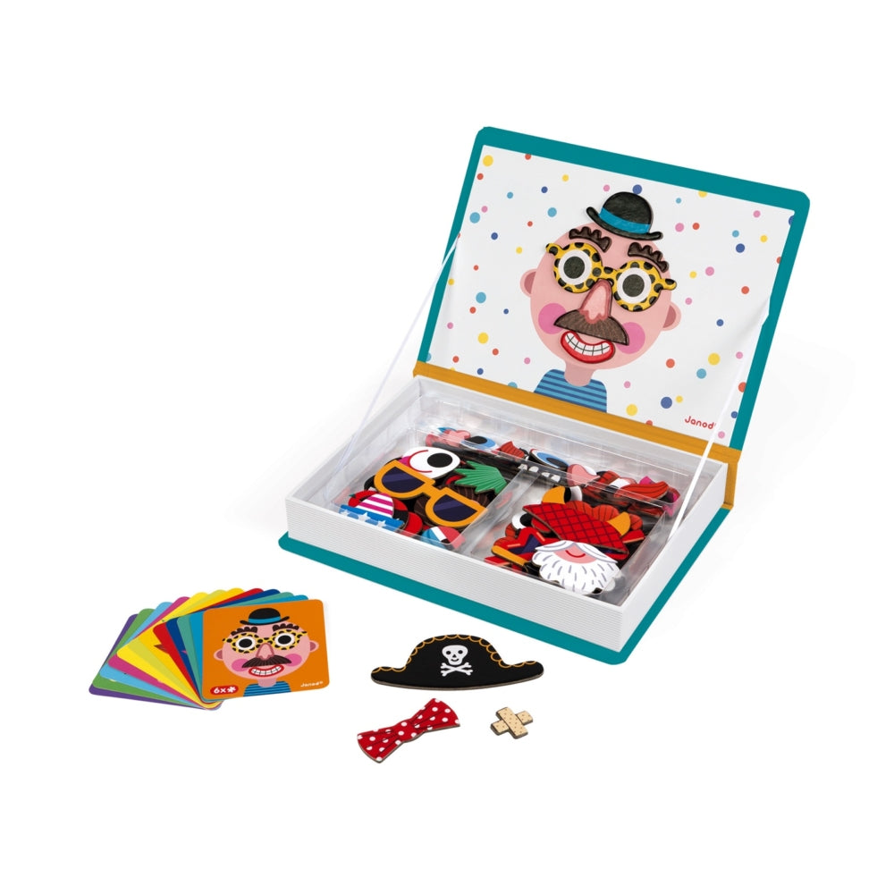 Janod Magnetibook Boy’s Crazy Faces - baby enRoute