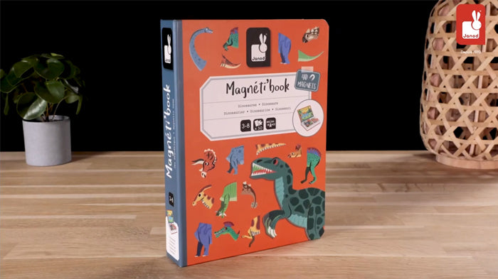 JANOD MAGNETIBOOK DINOSAURS - baby enRoute