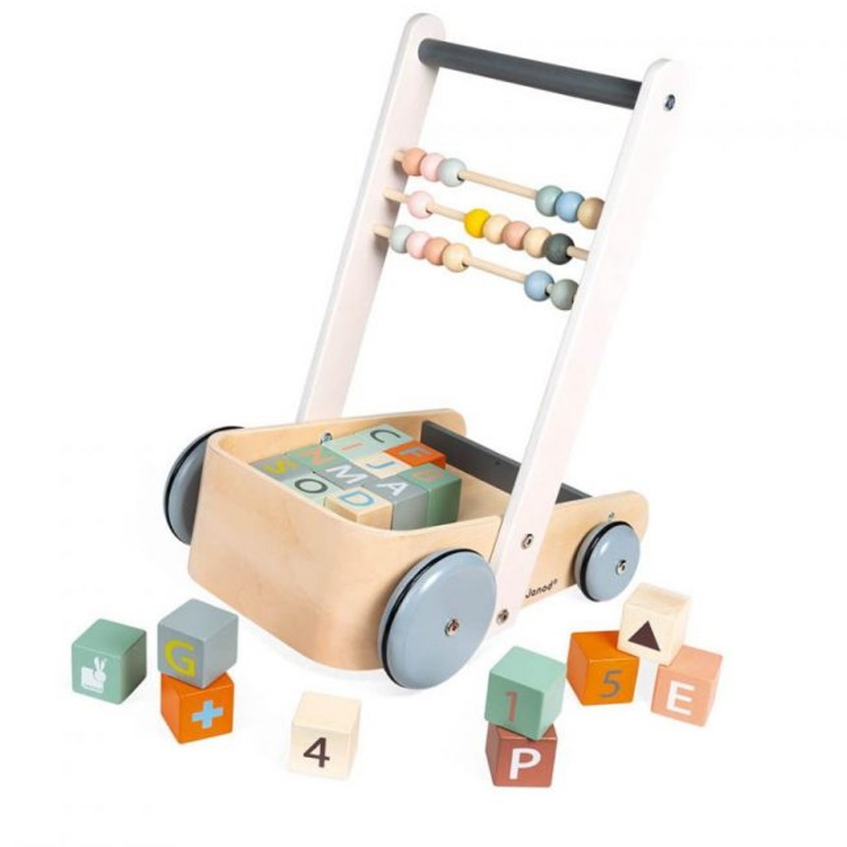 JANOD SWEET COCOON CART WITH ABC BLOCKS - baby enRoute