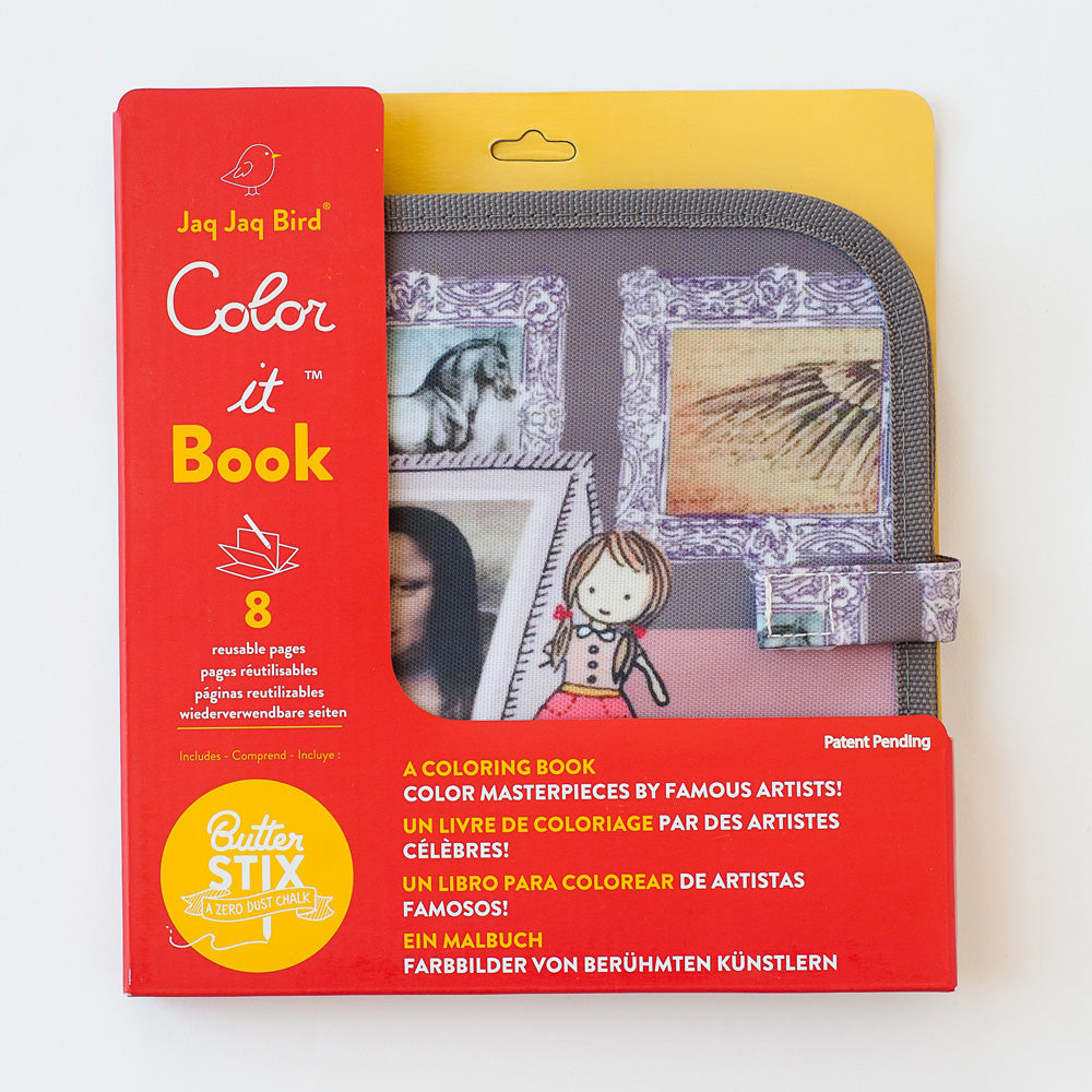 JAQ JAQ BIRD COLOUR BOOK DAVINCI