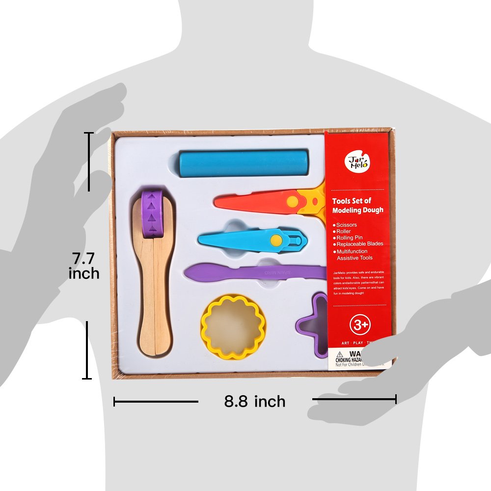 JAR MELO 7 PCS MODELING DOUGH TOOLS SET