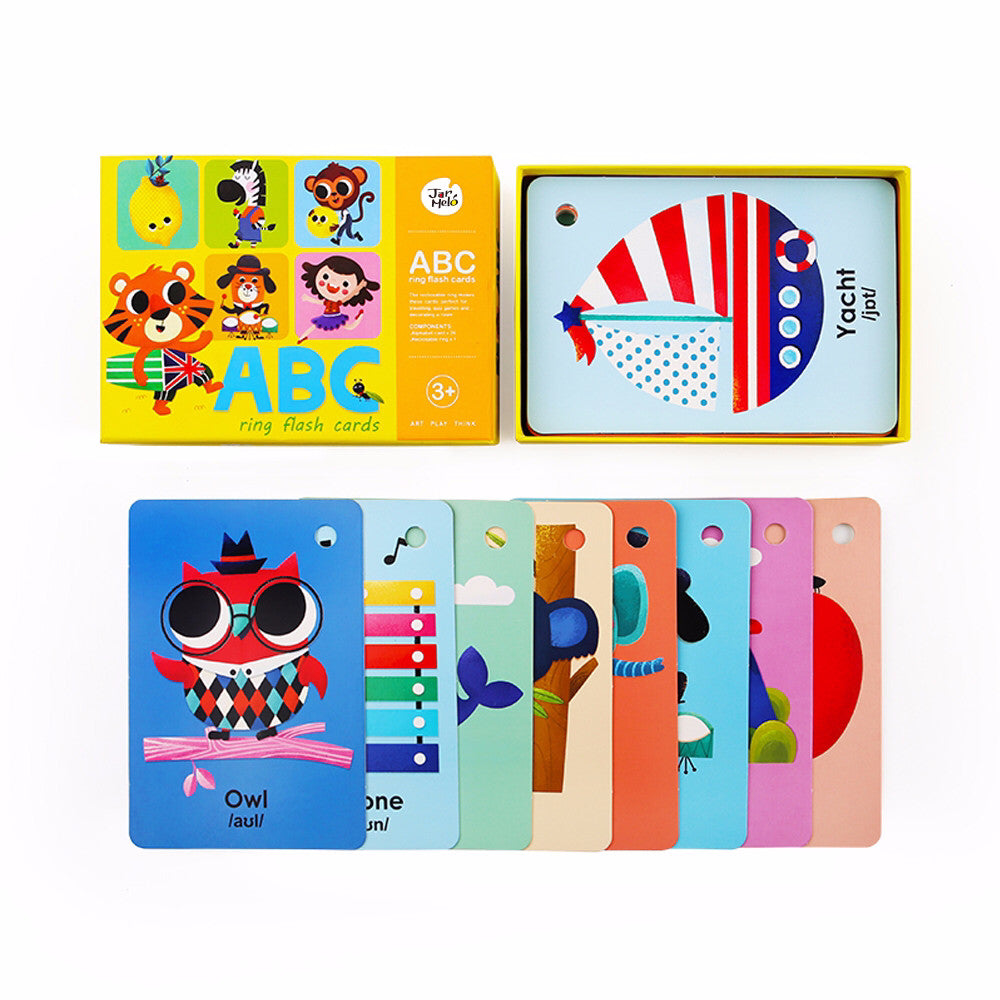 JAR MELO ABC RING FLASH CARDS