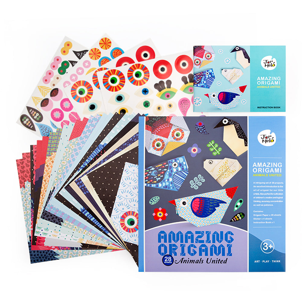 JAR MELO AMAZING ORIGAMI GAME PAPER - ANIMAL UNITED