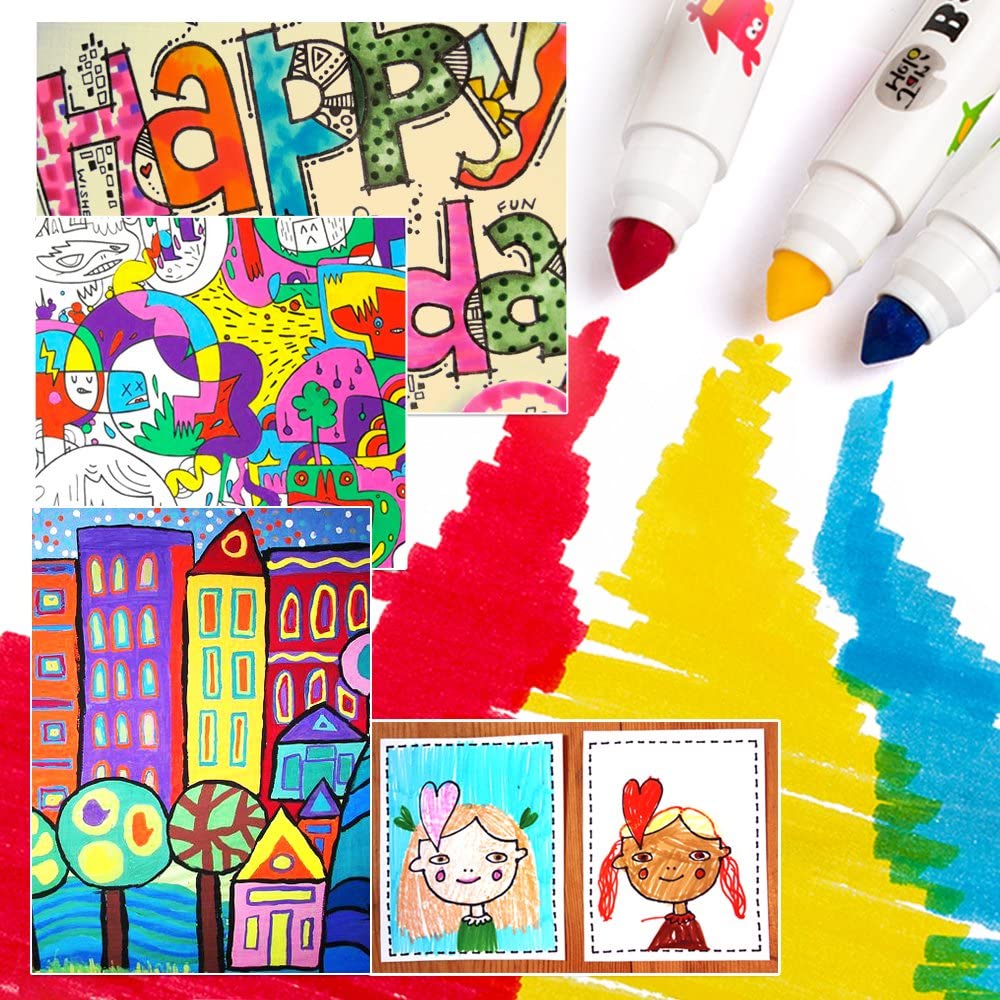 JAR MELO BABY ROO WASHABLE MARKERS 24 COLOURS