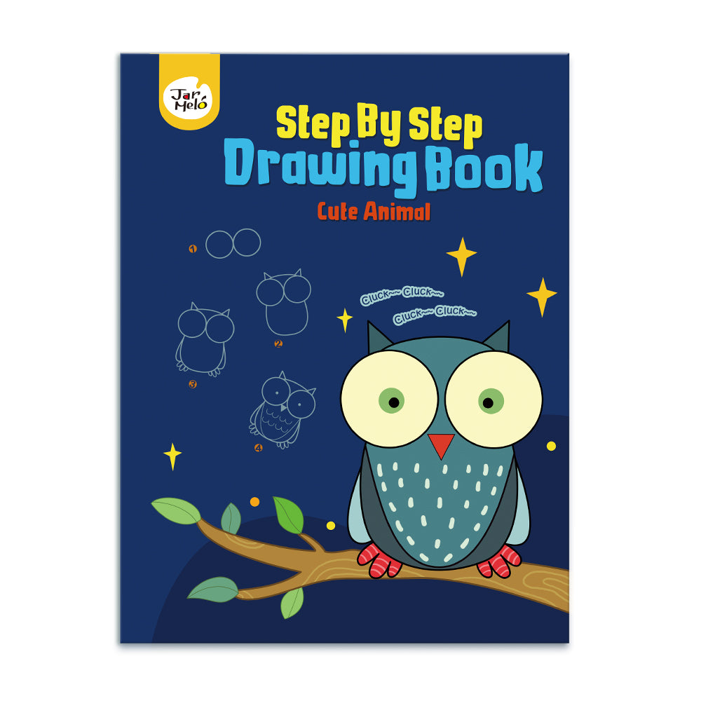 JAR MELO STEP BY STEP DRAWING BOOK - CUTE ANIMALS